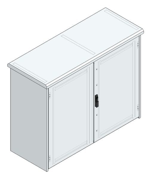 MEHLER - Outdoorschaltschrank, doppelwandig Breite 1600 x Höhe 1260 x Tiefe 600mm