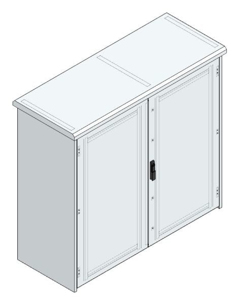 MEHLER - Outdoorschaltschrank, doppelwandig Breite 1600 x Höhe 1460 x Tiefe 600mm