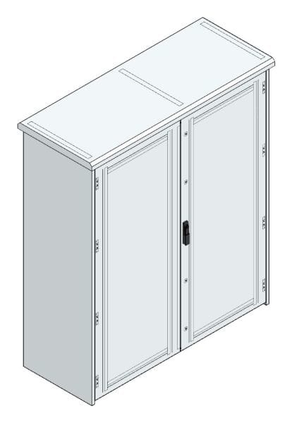 MEHLER - Outdoorschaltschrank, doppelwandig Breite 1600 x Höhe 1860 x Tiefe 600mm