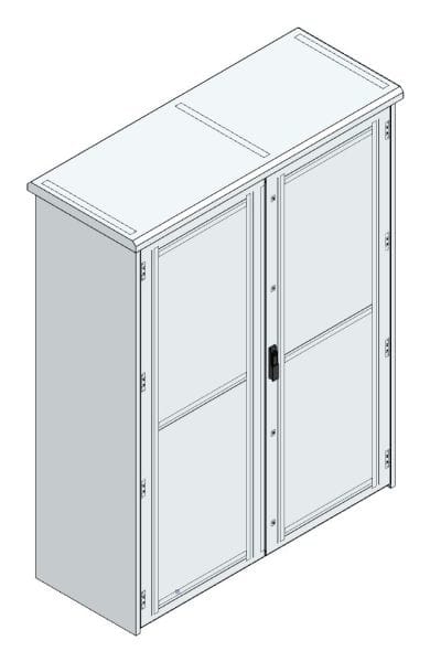 MEHLER - Outdoorschaltschrank, doppelwandig Breite 1600 x Höhe 2060 x Tiefe 600mm