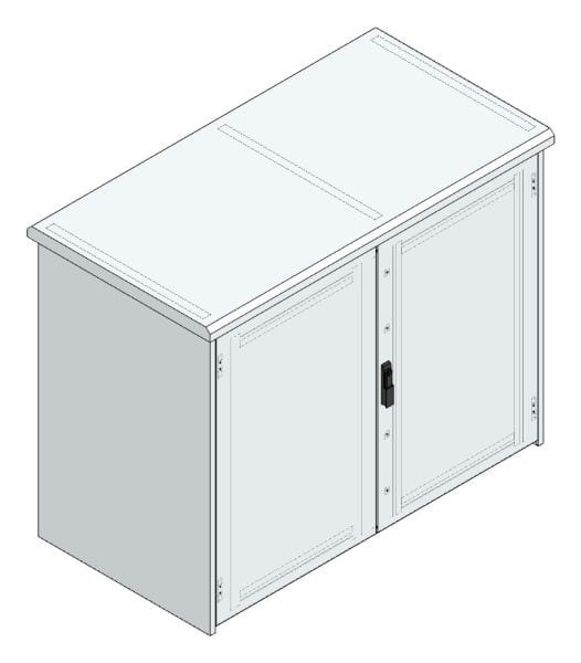 MEHLER - Outdoorschaltschrank, doppelwandig Breite 1600 x Höhe 1260 x Tiefe 800mm