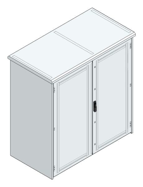 MEHLER - Outdoorschaltschrank, doppelwandig Breite 1600 x Höhe 1600 x Tiefe 800mm