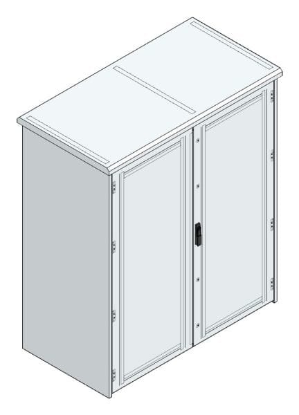 MEHLER - Outdoorschaltschrank, doppelwandig Breite 1600 x Höhe 1860 x Tiefe 800mm