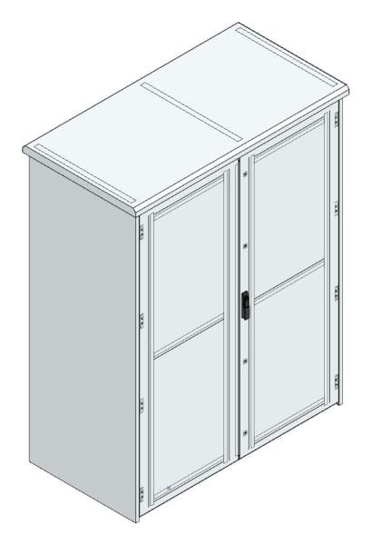 MEHLER - Outdoorschaltschrank, doppelwandig Breite 1600 x Höhe 2060 x Tiefe 800mm