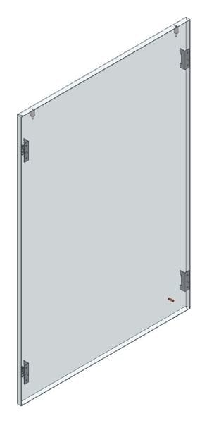 MEHLER - V2A-Rückwand für NI/TSRM-C/12