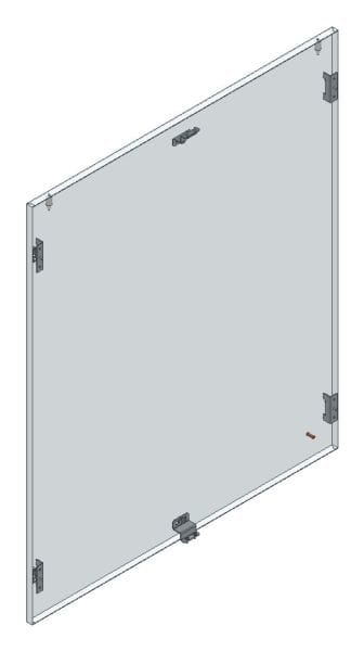MEHLER - V2A-Rückwand für NI/TSRM-D/12