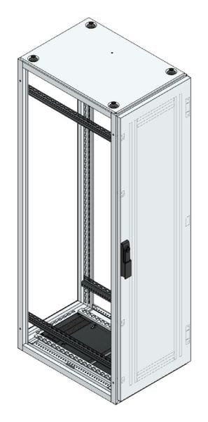 MEHLER - V2A-Anreihschrank BxHxT 400x1400x600mm o. Rückwand, o. Seitenwand, m. Türe 1fl.