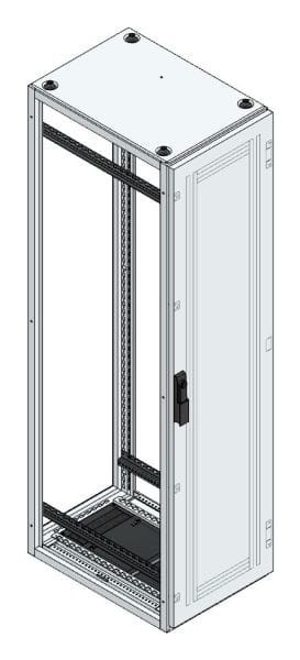 MEHLER - V2A-Anreihschrank BxHxT 400x1600x600mm o. Rückwand, o. Seitenwand, m. Türe 1fl.