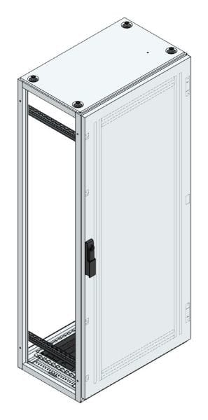MEHLER - V2A-Anreihschrank BxHxT 600x1400x400mm o. Rückwand, o. Seitenwand, m. Türe 1fl.
