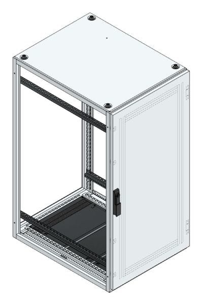 MEHLER - V2A-Anreihschrank BxHxT 600x1200x800mm o. Rückwand, o. Seitenwand, m. Türe 1fl.