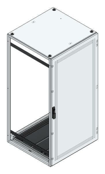 MEHLER - V2A-Anreihschrank BxHxT 800x1600x800mm o. Rückwand, o. Seitenwand, m. Türe 1fl.
