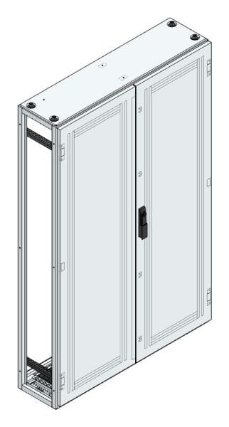 MEHLER - V2A-Anreihschrank BxHxT 1000x1600x300mm o. Rückwand, o. Seitenwand, m. Türe 1fl.