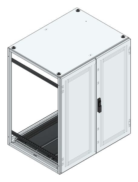 MEHLER - V2A-Anreihschrank BxHxT 1000x1200x800mm o. Rückwand, o. Seitenwand, m. Türe 1fl.