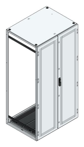 MEHLER - V2A-Anreihschrank BxHxT 1000x2000x800mm o. Rückwand, o. Seitenwand, m. Türe 1fl.