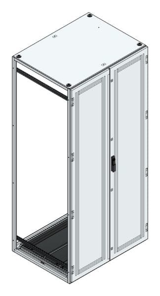 MEHLER - V2A-Anreihschrank BxHxT 1000x2200x800mm o. Rückwand, o. Seitenwand, m. Türe 1fl.
