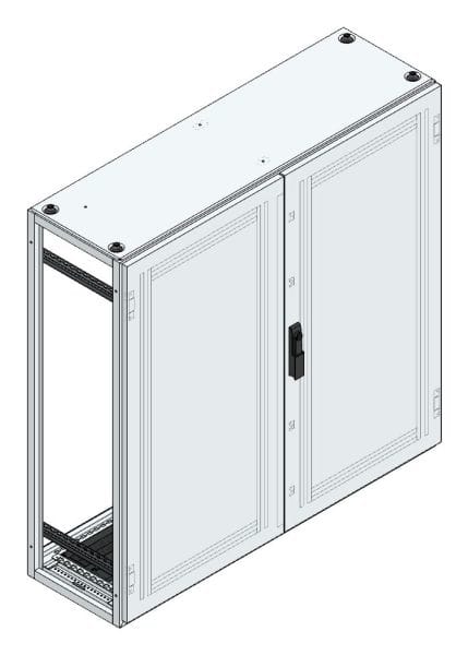 MEHLER - V2A-Anreihschrank BxHxT 1200x1200x400mm o. Rückwand, o. Seitenwand, m. Türe 2fl.