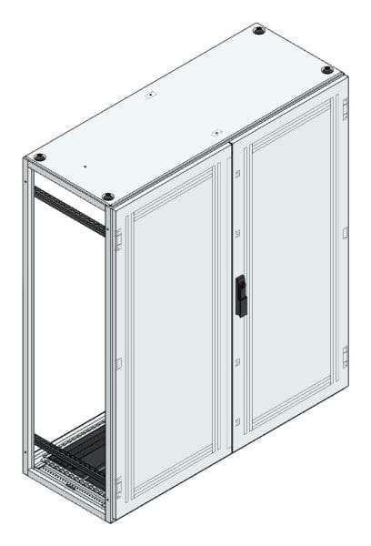 MEHLER - V2A-Anreihschrank BxHxT 1200x1400x500mm o. Rückwand, o. Seitenwand, m. Türe 2fl.