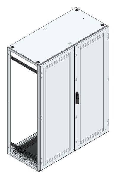 MEHLER - V2A-Anreihschrank BxHxT 1200x1600x600mm o. Rückwand, o. Seitenwand, m. Türe 2fl.