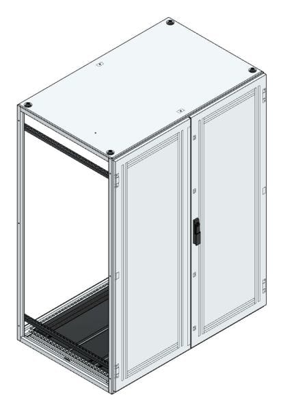 MEHLER - V2A-Anreihschrank BxHxT 1200x1600x800mm o. Rückwand, o. Seitenwand, m. Türe 2fl.