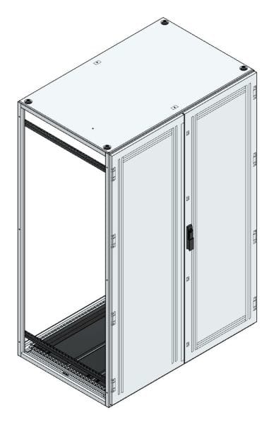 MEHLER - V2A-Anreihschrank BxHxT 1200x1800x800mm o. Rückwand, o. Seitenwand, m. Türe 2fl.
