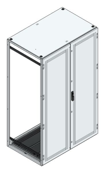 MEHLER - V2A-Anreihschrank BxHxT 1200x2000x800mm o. Rückwand, o. Seitenwand, m. Türe 2fl.