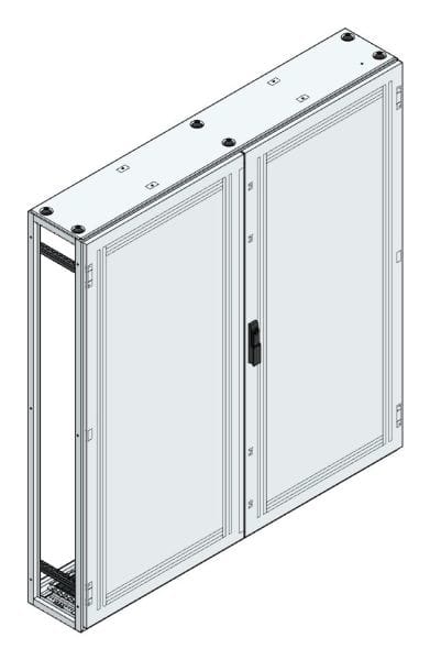 MEHLER - V2A-Anreihschrank BxHxT 1500x1600x300mm o. Rückwand, o. Seitenwand, m. Türe 2fl.