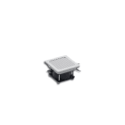 MEHLER - Einbaulüfter, LV80, 27dB, IP54 Luftleistung mit Filter 15m³/h, RAL7035