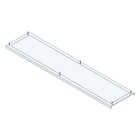 MEHLER - PVM Flanschplatte Alu, 850x190mm für Schranktiefe 410mm, 510mm