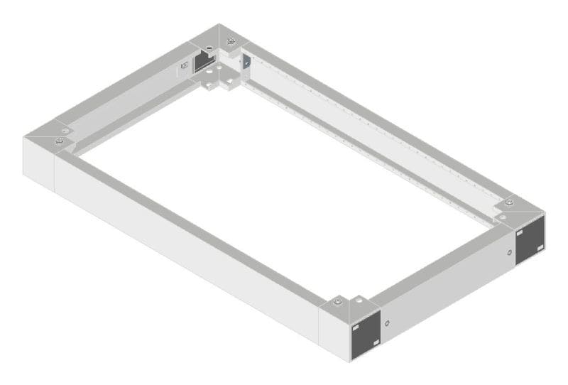 MEHLER - Sockel 100mm f. NI/TSRM, AL/TSRM, TSRM-FE und ETSRM, Tiefe 1000mm