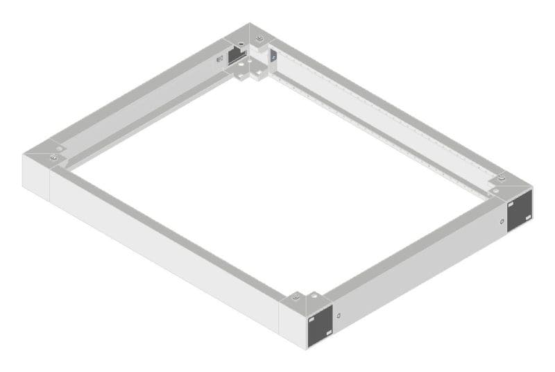 MEHLER - Sockel 100mm f. NI/TSRM, AL/TSRM, TSRM-FE und ETSRM, Tiefe 1000mm