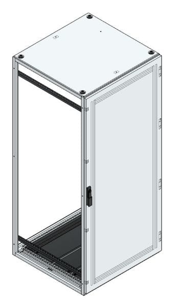 MEHLER - V4A-Anreihschrank BxHxT 800x1800x800mm o. Rückwand, o. Seitenwand, m. Türe 1fl.