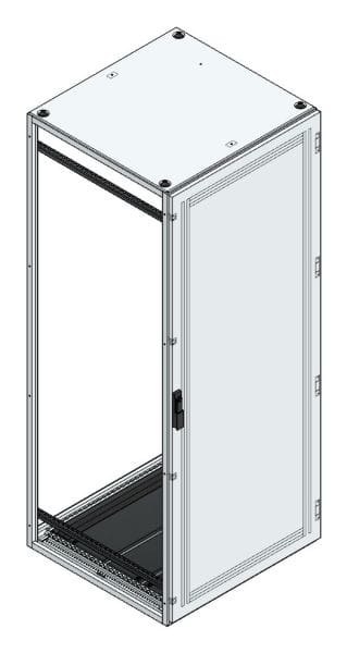 MEHLER - V4A-Anreihschrank BxHxT 800x2000x800mm o. Rückwand, o. Seitenwand, m. Türe 1fl.