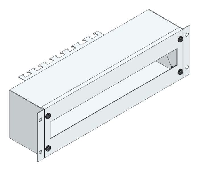 MEHLER - 19'' Powerbox 3HE mit 18TE Einbaubreite schwenkbare Ausführung