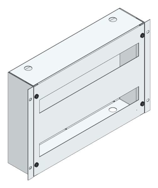 MEHLER - 19''Powerbox 7HE mit 2x21TE Einbaubreite zum Einbau von Einbaugeräten