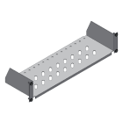 MEHLER - 19'' Fachboden 2HE, geschlitzt, max. 30kg Tiefe 150mm, vorne geschraubt
