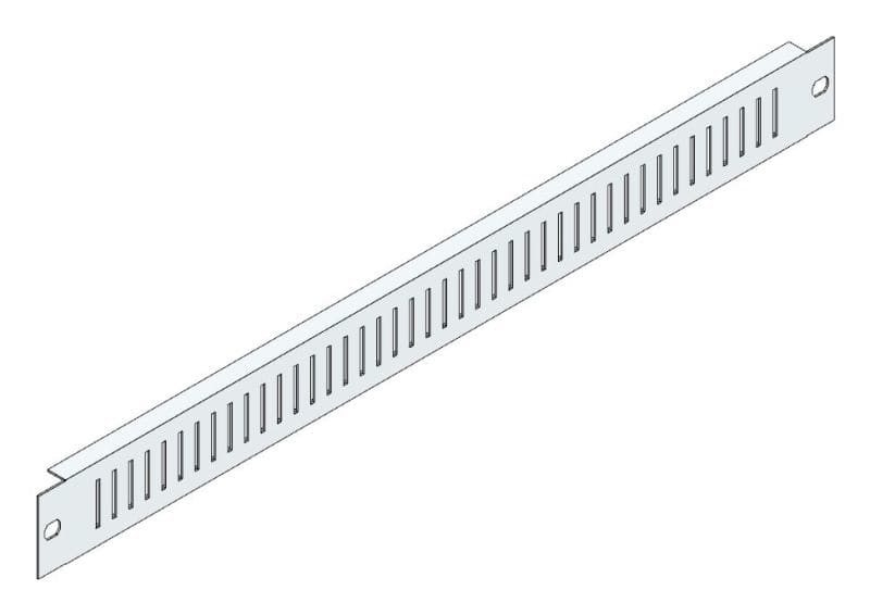 MEHLER - 19'' Belüftungsblende 1HE mit Lüftungsschlitzen