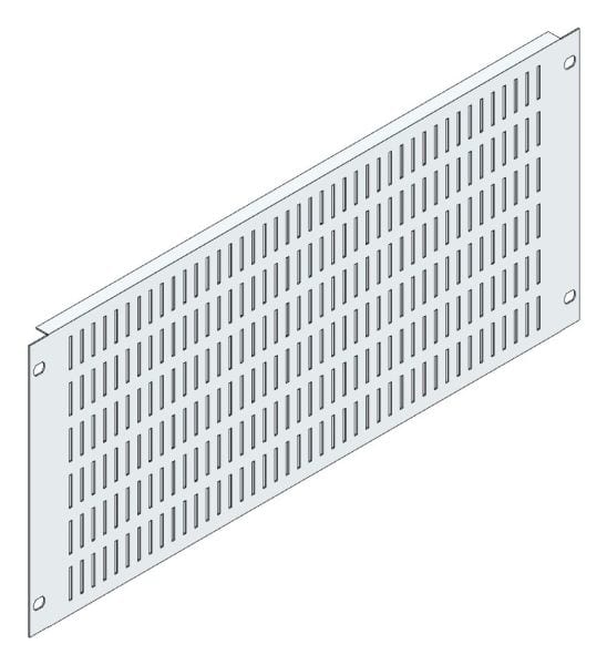 MEHLER - 19'' Belüftungsblende 5HE mit Lüftungsschlitzen