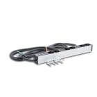 MEHLER - 19'' Steckdosenleiste 6fach Schuko, 3ph inkl. 3m Kabel