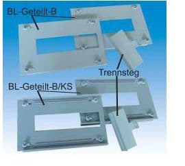 MEHLER - Blende für Teilung Breite C, inkl. Trennsteg