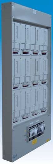 MEHLER - WMZV15-7E_Leer, Zählergerüst 1055x1775x155mm 15ZP leer