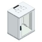 MEHLER - Büro-Wandgehäuse 15HE, 600x749x450mm, RAL 7035