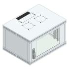MEHLER - Büro-Wandgehäuse 6HE, 600x349x450mm, RAL 7035