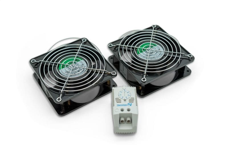 MEHLER - 2xLüfter+Thermostat für MBW Wandgehäuse