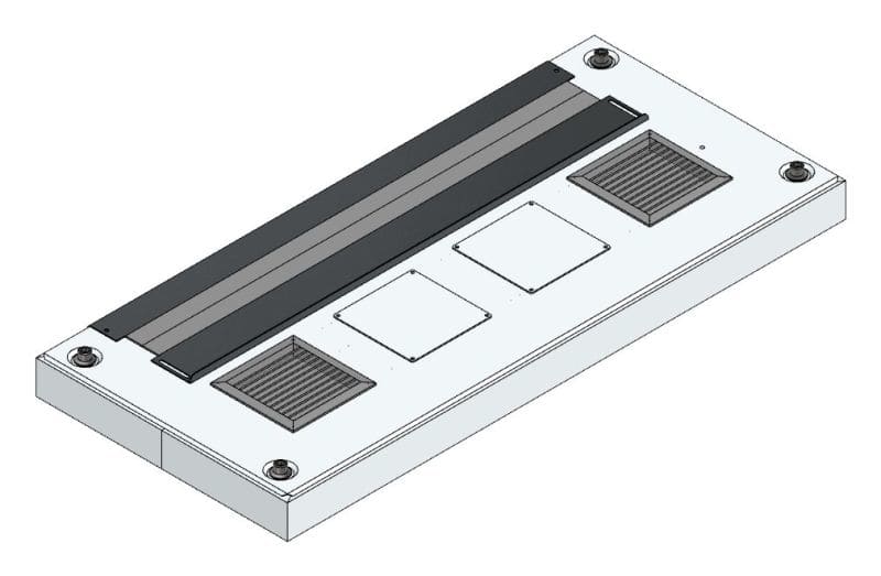 MEHLER - Lüftungsdachblech + TH + kpl.