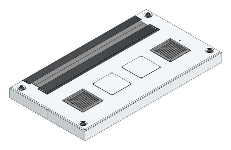MEHLER - Lüftungsdachblech + TH + kpl.