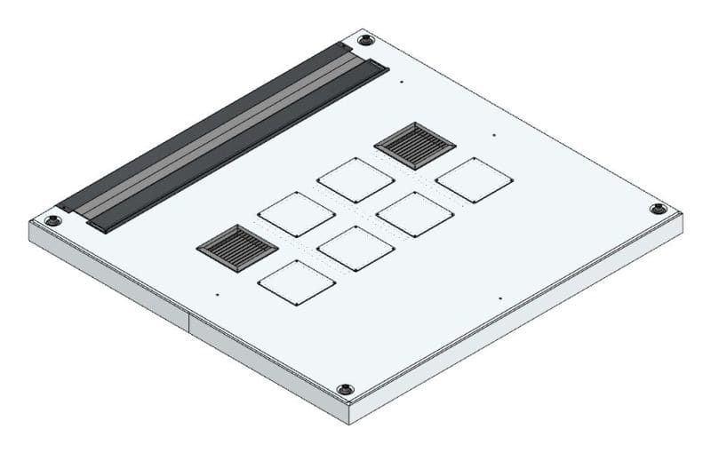 MEHLER - Lüftungsdachblech + TH + kpl.