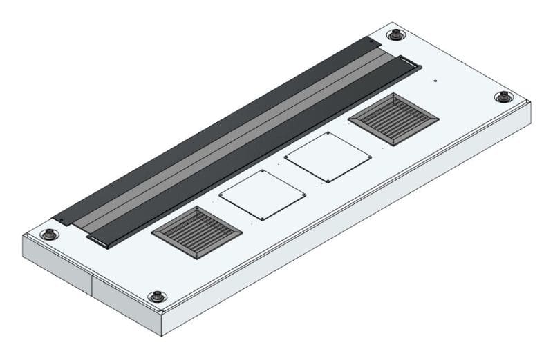 MEHLER - Lüftungsdachblech + TH + kpl.