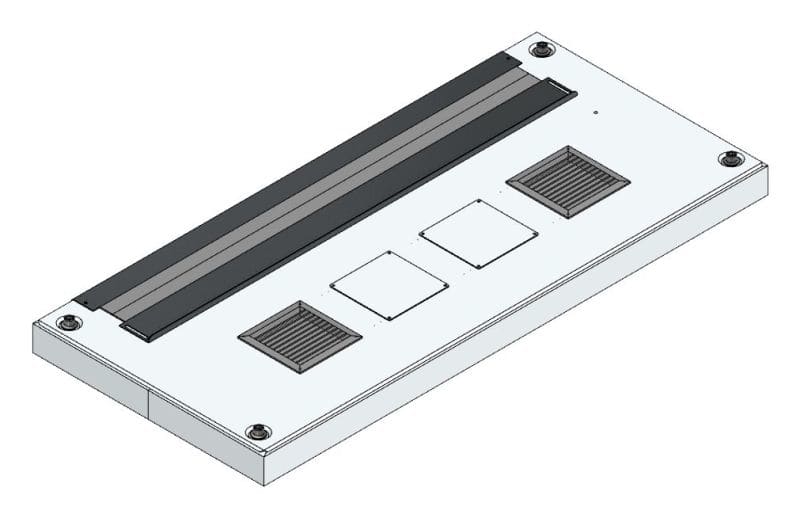 MEHLER - Lüftungsdachblech + TH + kpl.
