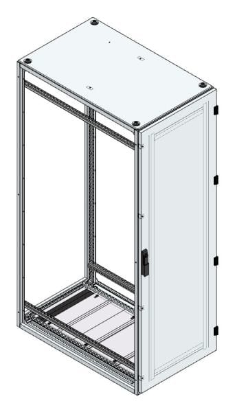 MEHLER - Alu-Anreihschrank BxHxT 800x1800x1000mm