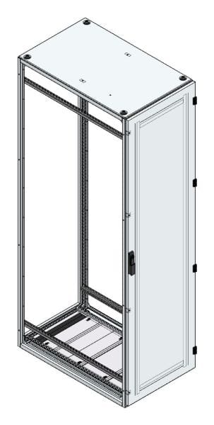 MEHLER - Alu-Anreihschrank BxHxT 800x2200x1000mm